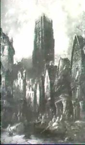 Ansicht Von Morlaix In Der Bretagne. by Alfred von Schussler