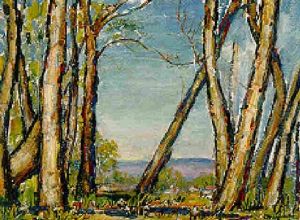 California Landscape (griffith Park?) by Donna N. Schuster