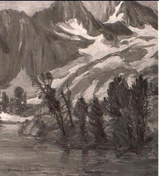 Sierra Mountain Lake - view 1