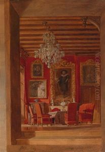 Interieur Auf Schloss Schwarzau Im Steinfeld