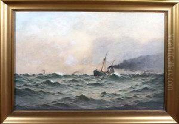 Two Steam Trawlers - view 1