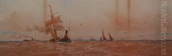 Shipping At Sea - view 1