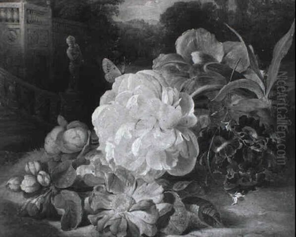 Blumen In Einer Parklandschaft - view 1