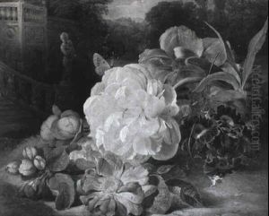 Blumen In Einer Parklandschaft Blumen In Einer Parklandschaft