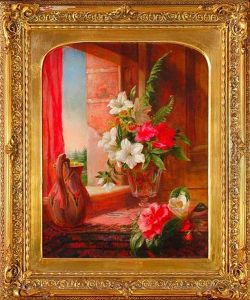 Floral Still Life With A Window Floral Still Life With A Window
