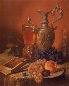 Stilleben Mit Obst Und Ziergegenstanden Stilleben Mit Obst Und Ziergegenstanden