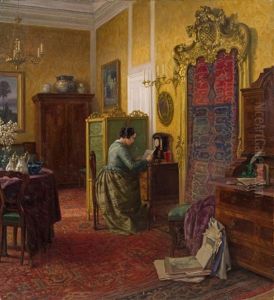 Atelier Des Kunstlers In Der Wiener Stumpergasse 2 by Karl Maria Schuster