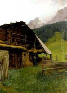 Sommertag In Der Ramsau by Karl Maria Schuster