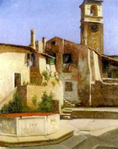 Platz In Korfu by Karl Maria Schuster