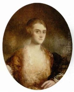 Frauenportrat by Georg Schuster-Woldan
