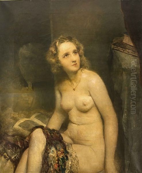 Weiblicher Halbakt Im Boudoir - view 1