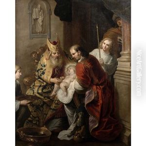 La Circoncision Du Christ by Cornelis Schut the Elder