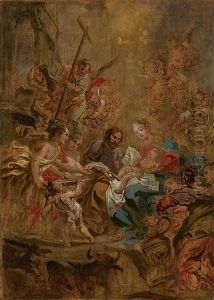 The Circumcision Of Christ by Cornelis Schut the Elder