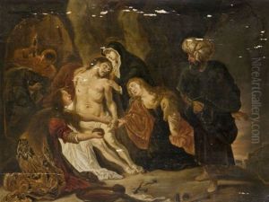La Deploration Sur Le Christ Mort by Cornelis Schut the Elder