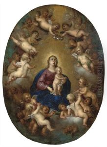 The Madonna And Child With Putti