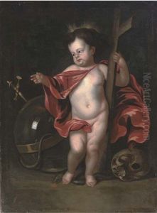 The Christ Child As Salvator Mundi by Cornelis Schut the Elder