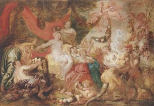 An Allegory Of Abundance by Cornelis Schut the Elder