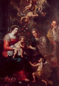 The Holy Family With Saint Anne