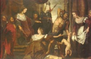 The Judgement Of Solomon by Cornelis Schut the Elder