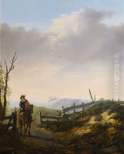 Le Chevalier Elegant by Christian Georg Schuetz the Elder