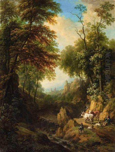 Fanciful Rhenish Landscape - view 1