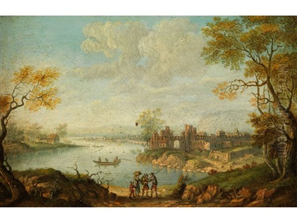 Flamische Flusslandschaft - view 1