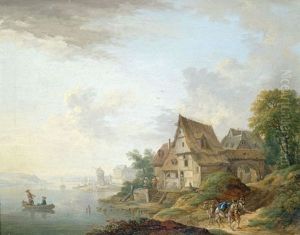 Schuz_christian Georg Ii Maultieren Auf Der Uferstrase