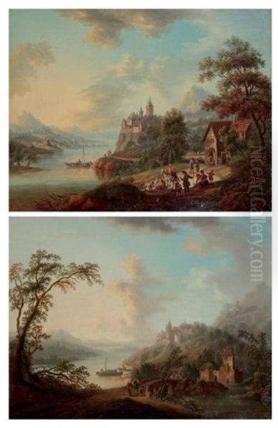 Vue Du Rhin (+ Another; Pair) - view 1