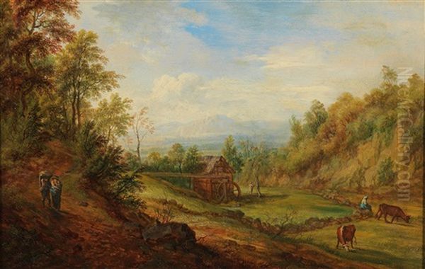 Two Landscapes With Watermill - view 1
