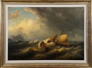Marine Par Gros Temps by Jan Frederik Schutz