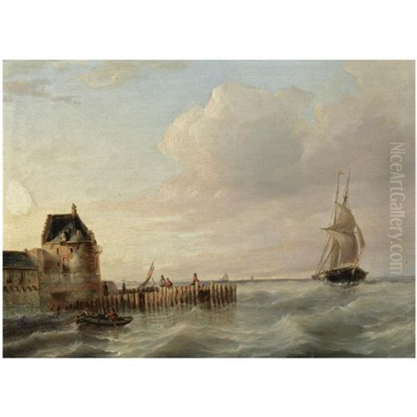 Approaching The Harbour, Veere - view 1