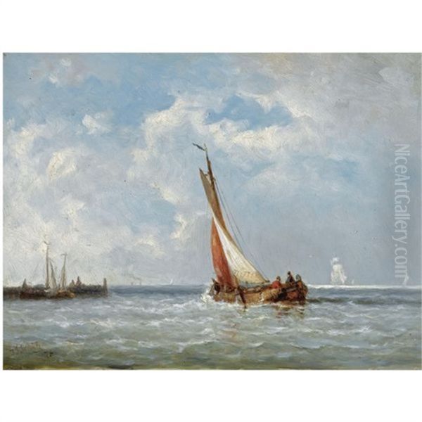 Shipping In An Estuary - view 1
