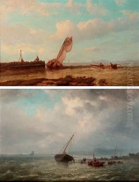 Busy Fishermen (+ Another; 2 Works) - view 1