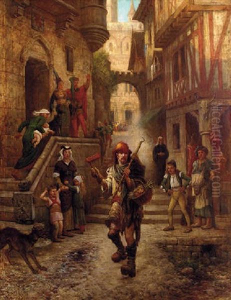 A Tinker In A French Street - view 1