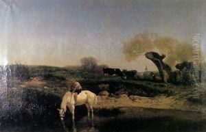Campagne Animee by Louis Frederic Schuetzenberger