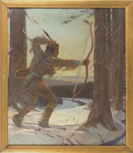An American Native Archer by Remington Schuyler