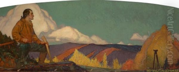 Washington The Surveyor, Historical Mural - view 1