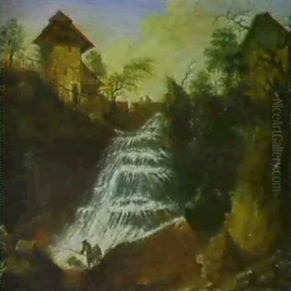Der Wasserfall Zu Warmbach Und Rheinfelden - view 1