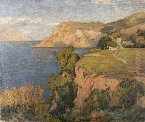 Capri In The Evening Sun by Friedrich Schuez