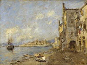 Italienische Hafenstadt by Friedrich Schuez
