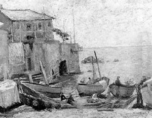 Fischerhafen In Genua