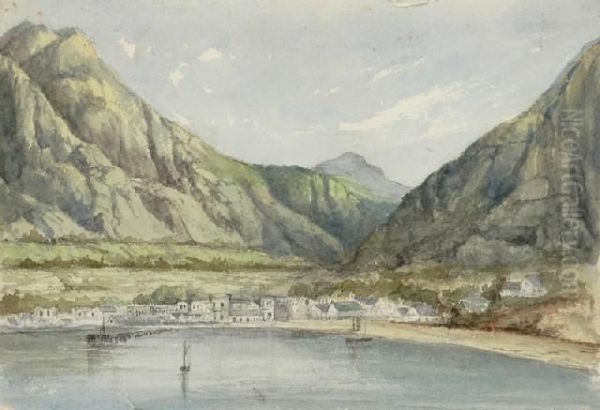Lakeside Village And Mountains - view 1