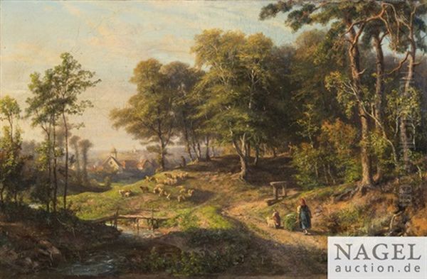 Landschaft Aus Der Umgebung Von Tubingen - view 1