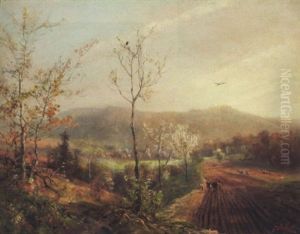 Landschaft Der Schwabischen Alb by Theodor Christoph Schuez