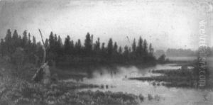 Abendstimmung Im Moor by Theodor Christoph Schuez