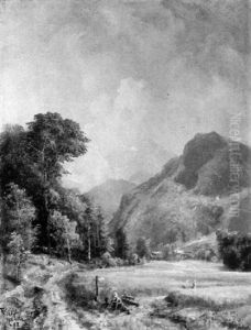 Alpenlandschaft by Theodor Christoph Schuez