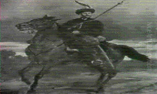 Hussar On Horseback - view 1