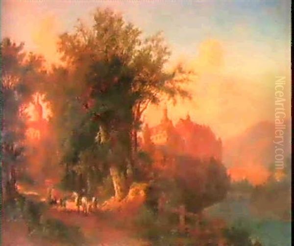 Ansicht Der Stadt Weilburg - view 1