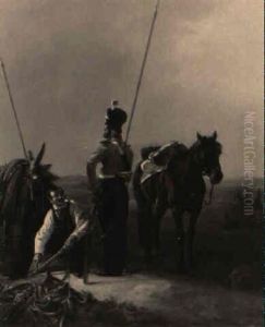 Zwei Soldaten Der Kaiserlichen Leibgarde Im Gesprach Zwei Soldaten Der Kaiserlichen Leibgarde Im Gesprach