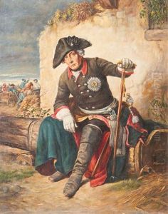 Friedrich Der Grose Nach Der Schlacht Von Kolin